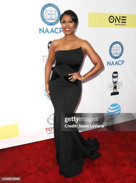 Omarosa Manigault attends the 48th NAACP Image Awards at Pasadena Civic Auditorium on February 11, 2017 in Pasadena, California.