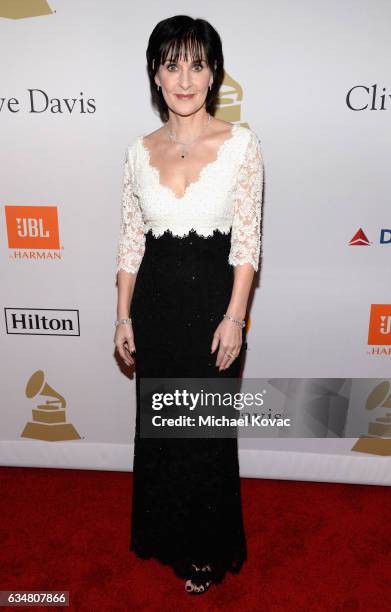 Recording artist Enya attends Pre-GRAMMY Gala and Salute to Industry Icons Honoring Debra Lee at The Beverly Hilton on February 11, 2017 in Los...