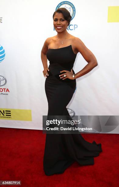 Personality Omarosa Manigault attends the 48th NAACP Image Awards at Pasadena Civic Auditorium on February 11, 2017 in Pasadena, California.