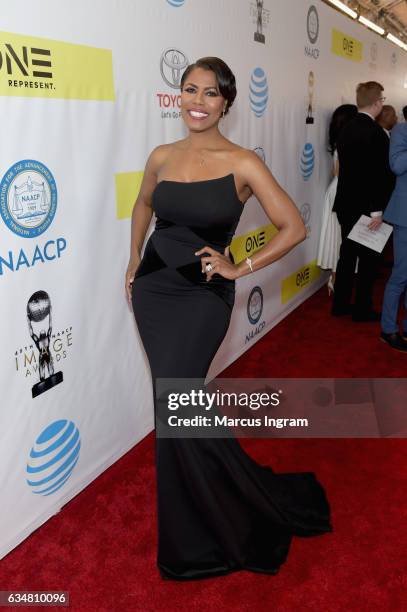 Omarosa attends the 48th NAACP Image Awards at Pasadena Civic Auditorium on February 11, 2017 in Pasadena, California.