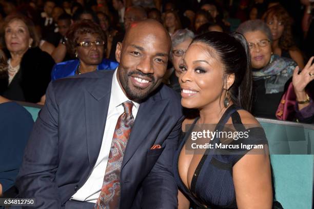 Actress Niecy Nash and Jay Tucker attend the 48th NAACP Image Awards at Pasadena Civic Auditorium on February 11, 2017 in Pasadena, California.