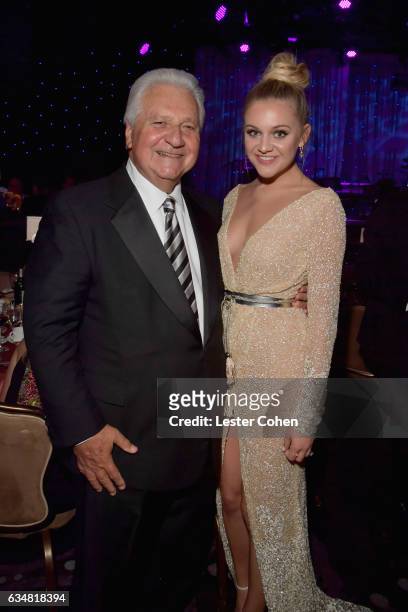 Sony/ATV CEO Martin Bandier and singer Kelsea Ballerini attend Pre-GRAMMY Gala and Salute to Industry Icons Honoring Debra Lee at The Beverly Hilton...