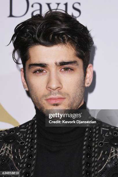 Singer Zayn Malik attends Pre-GRAMMY Gala and Salute to Industry Icons Honoring Debra Lee at The Beverly Hilton on February 11, 2017 in Los Angeles,...