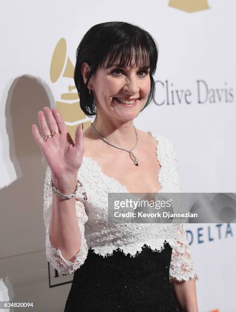 Recording artist Enya attends Pre-GRAMMY Gala and Salute to Industry Icons Honoring Debra Lee at The Beverly Hilton on February 11, 2017 in Los...