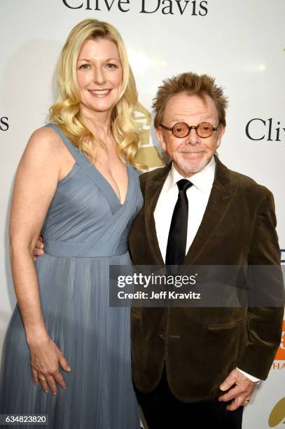 Mariana Williams and songwriter Paul Williams attend Pre-GRAMMY Gala and Salute to Industry Icons Honoring Debra Lee at The Beverly Hilton on...