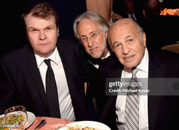 Chairman & CEO, Columbia Records Rob Stringer, President/CEO of The Recording Academy and GRAMMY Foundation President/CEO Neil Portnow, and CEO of...