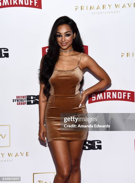 Singer Jessica Jarrell arrives at the Primary Wave 11th Annual Pre-GRAMMY Party at The London West Hollywood on February 11, 2017 in West Hollywood,...