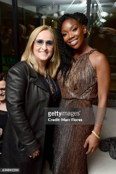 Melissa Etheridge and Brandy attend the 11 th Annual Primary Wave Pre-GrammyÕs Event at the London Hotel in West Hollywood.