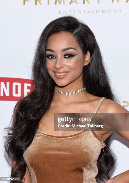 Singer/songwriter Jessica Jarrell attends the Primary Wave 11th Annual Pre-GRAMMY Party at The London West Hollywood on February 11, 2017 in West...