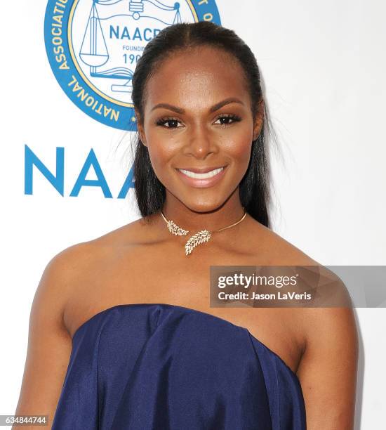 Tika Sumpter attends the 48th NAACP Image Awards at Pasadena Civic Auditorium on February 11, 2017 in Pasadena, California.