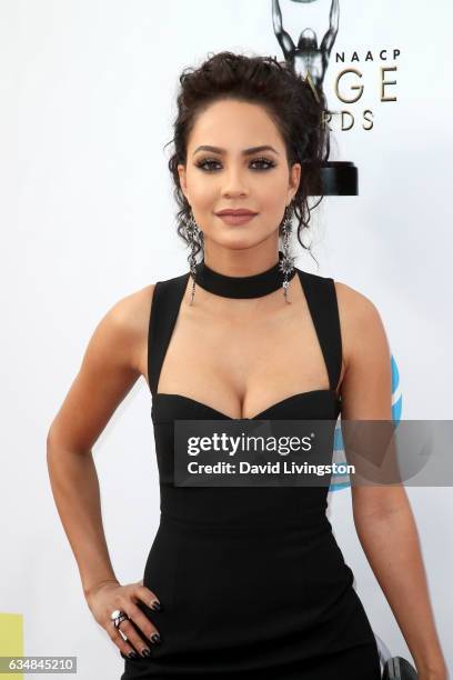 Actress Tristin Mays attends the 48th NAACP Image Awards at Pasadena Civic Auditorium on February 11, 2017 in Pasadena, California.