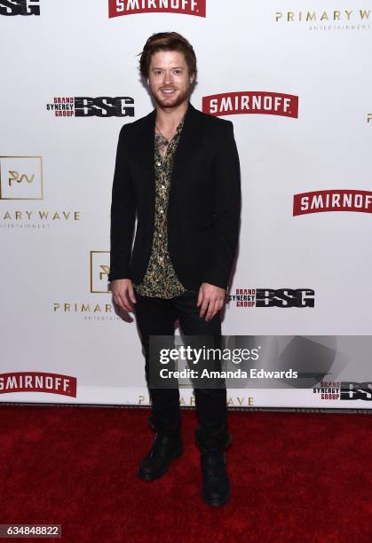 Musician Nash Overstreet arrives at the Primary Wave 11th Annual Pre-GRAMMY Party at The London West Hollywood on February 11, 2017 in West...