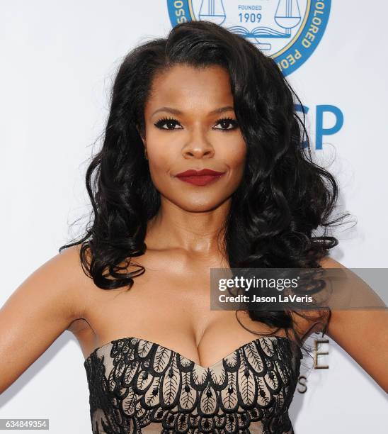 Actress Keesha Sharp attends the 48th NAACP Image Awards at Pasadena Civic Auditorium on February 11, 2017 in Pasadena, California.