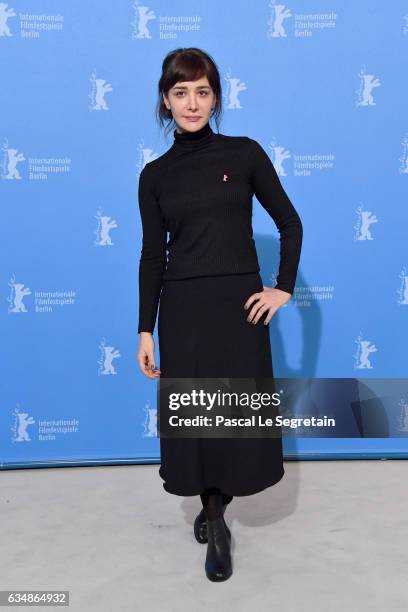 Actress Algi Eke attends the 'Inflame' photo call during the 67th Berlinale International Film Festival Berlin at Grand Hyatt Hotel on February 12,...