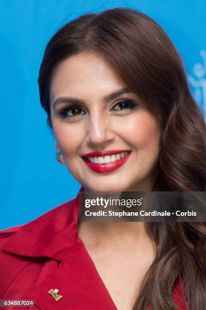 Actress Huma Qureshi attends the 'Viceroy's House' photo call during the 67th Berlinale International Film Festival Berlin at Grand Hyatt Hotel on...