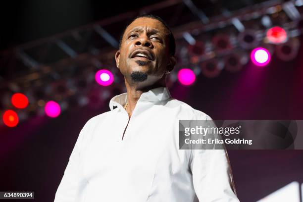 Keith Sweat performs at UNO Lakefront Arena on February 11, 2017 in New Orleans, Louisiana.