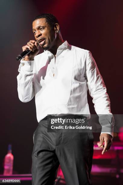 Keith Sweat performs at UNO Lakefront Arena on February 11, 2017 in New Orleans, Louisiana.