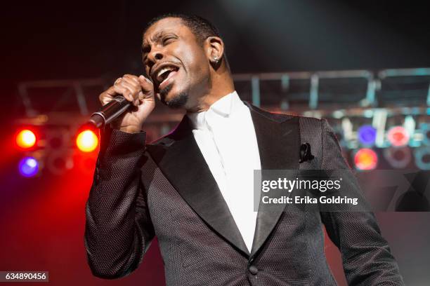 Keith Sweat performs at UNO Lakefront Arena on February 11, 2017 in New Orleans, Louisiana.