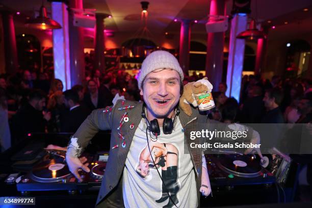 Lars Eidinger during the BUNTE & BMW Festival Night 2017 during the 67th Berlinale International Film Festival Berlin at restaurant 'Gendarmerie' on...