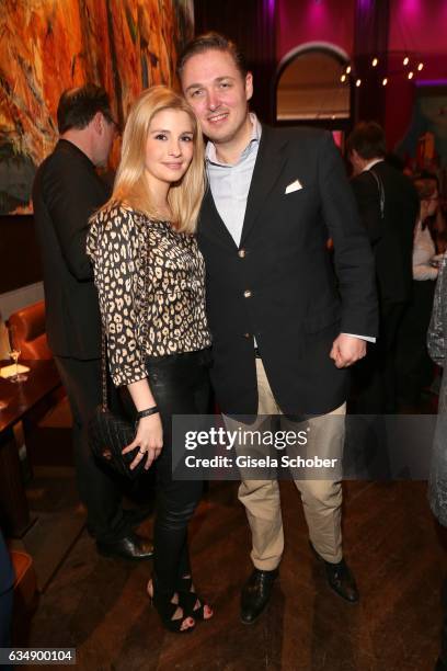 Prince Maximilian zu Sayn-Wittgenstein-Berleburg and his wife Princess Franziska zu Sayn-Wittgenstein-Berleburg during the BUNTE & BMW Festival Night...