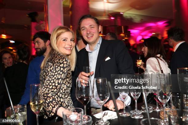 Prince Maximilian zu Sayn-Wittgenstein-Berleburg and his wife Princess Franziska zu Sayn-Wittgenstein-Berleburg during the BUNTE & BMW Festival Night...