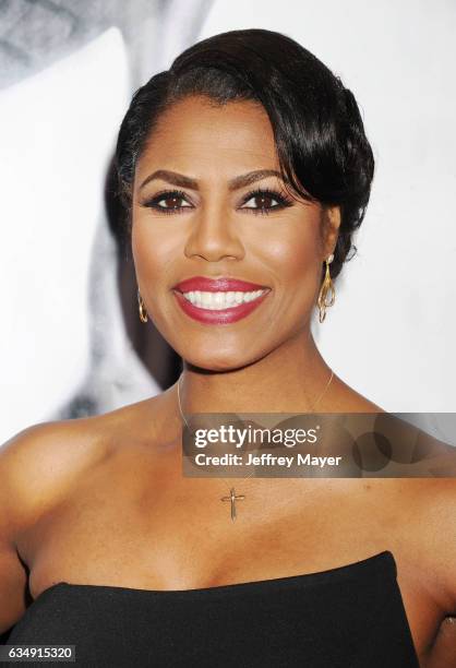 Personality Omarosa Manigault arrives at the 48th NAACP Image Awards at Pasadena Civic Auditorium on February 11, 2017 in Pasadena, California.