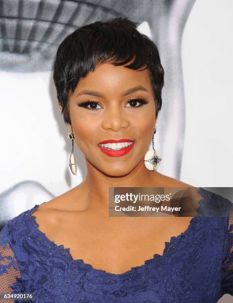 Singer-actress Letoya Luckett arrives at the 48th NAACP Image Awards at Pasadena Civic Auditorium on February 11, 2017 in Pasadena, California.