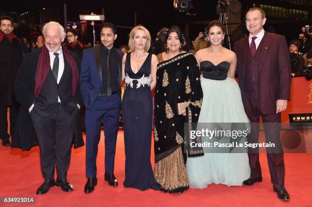 Actor Simon Callow, actor Manish Dayal, actress Gillian Anderson, film director Gurinder Chadha, actress Huma Qureshi and actor Hugh Bonneville...