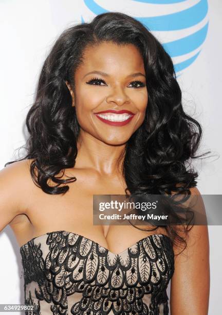 Actress Keesha Sharp arrives at the 48th NAACP Image Awards at Pasadena Civic Auditorium on February 11, 2017 in Pasadena, California.