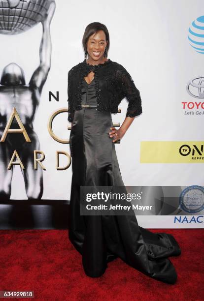 Author Margot Lee Shetterly arrives at the 48th NAACP Image Awards at Pasadena Civic Auditorium on February 11, 2017 in Pasadena, California.