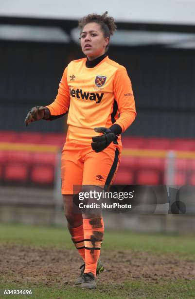 West Ham United Ladies Latoya Smith during FA Women's Premier League Southern Division West Ham United Ladies against Portsmouth Ladies at Arena...