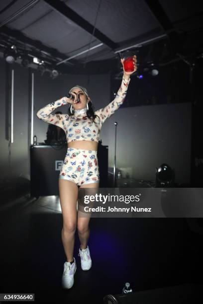 Charli XCX performs at The FADER x Mastercard Present Charli XCX, BJ The Chicago Kid And A-Trak In Concert on February 11, 2017 in Los Angeles,...