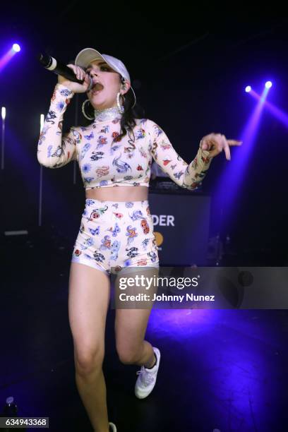 Charli XCX performs at The FADER x Mastercard Present Charli XCX, BJ The Chicago Kid And A-Trak In Concert on February 11, 2017 in Los Angeles,...