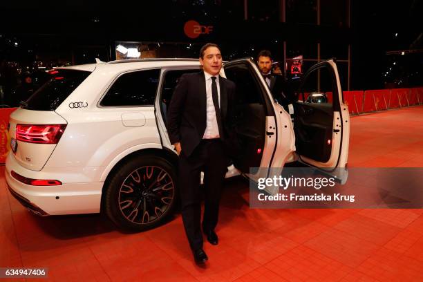 Juan de Dios Larrain attends the 'A Fantastic Woman' premiere during the 67th Berlinale International Film Festival Berlin at Berlinale Palace on...