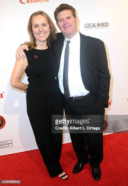 Heather Page and Todd McMullen at the 2017 Society Of Camera Operators Awards held at Loews Hollywood Hotel on February 11, 2017 in Hollywood,...
