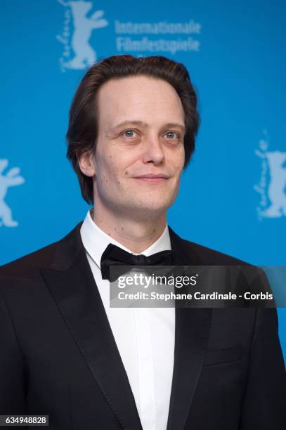 Actor August Diehl attends the 'The Young Karl Marx' photo call during the 67th Berlinale International Film Festival Berlin at Grand Hyatt Hotel on...