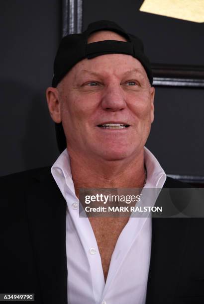 Steve Madden arrives for the 59th Grammy Awards pre-telecast on February 12 in Los Angeles, California. / AFP / Mark RALSTON
