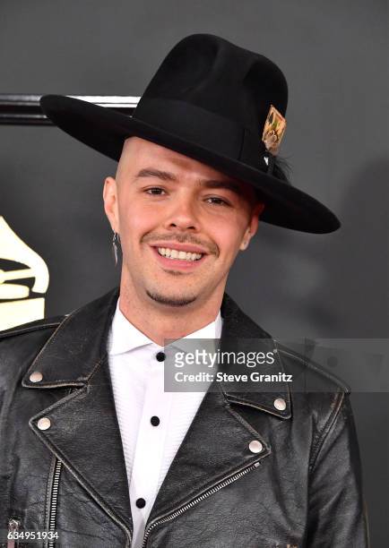 Musician Jesse Huerta of Jesse & Joy attends The 59th GRAMMY Awards at STAPLES Center on February 12, 2017 in Los Angeles, California.