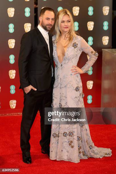 Preston J.Cook and Julia Stiles attend the 70th EE British Academy Film Awards at Royal Albert Hall on February 12, 2017 in London, England.