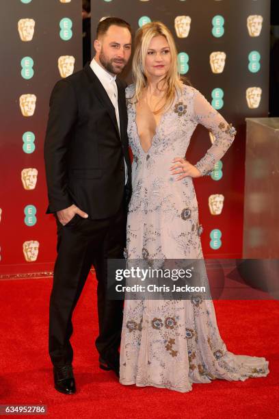 Preston J.Cook and Julia Stiles attend the 70th EE British Academy Film Awards at Royal Albert Hall on February 12, 2017 in London, England.