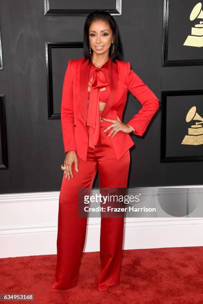 Singer Mya attends The 59th GRAMMY Awards at STAPLES Center on February 12, 2017 in Los Angeles, California.