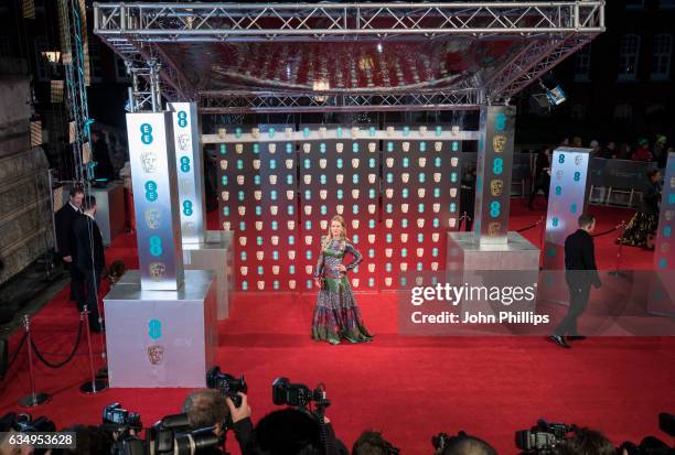 Edith Bowman attends the 70th EE British Academy Film Awards at Royal Albert Hall on February 12, 2017 in London, England.