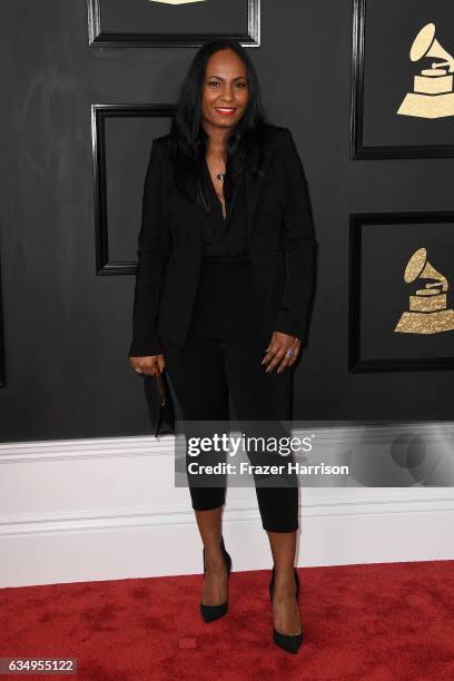 Creative director Ciarra Pardo attends The 59th GRAMMY Awards at STAPLES Center on February 12, 2017 in Los Angeles, California.