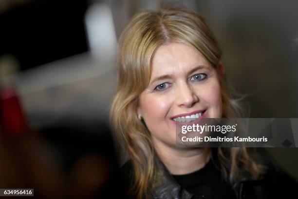 Designer Jenny Packham watches rehearsals for the Jenny Packham collection during, New York Fashion Week: The Shows at Gallery 3, Skylight Clarkson...