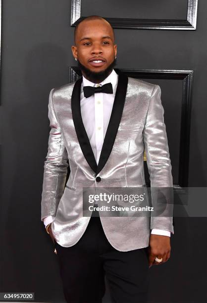 Recording artist Tory Lanez attends The 59th GRAMMY Awards at STAPLES Center on February 12, 2017 in Los Angeles, California.