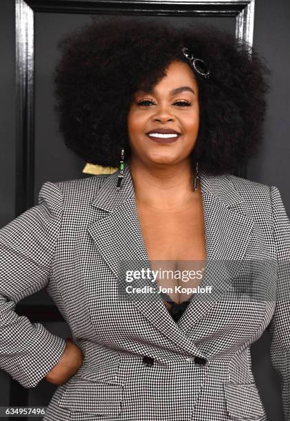 Singer Jill Scott attends The 59th GRAMMY Awards at STAPLES Center on February 12, 2017 in Los Angeles, California.