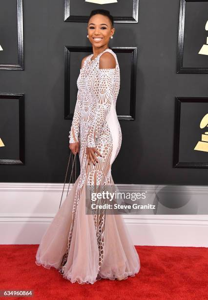 Singer Kriss Mincey attends The 59th GRAMMY Awards at STAPLES Center on February 12, 2017 in Los Angeles, California.