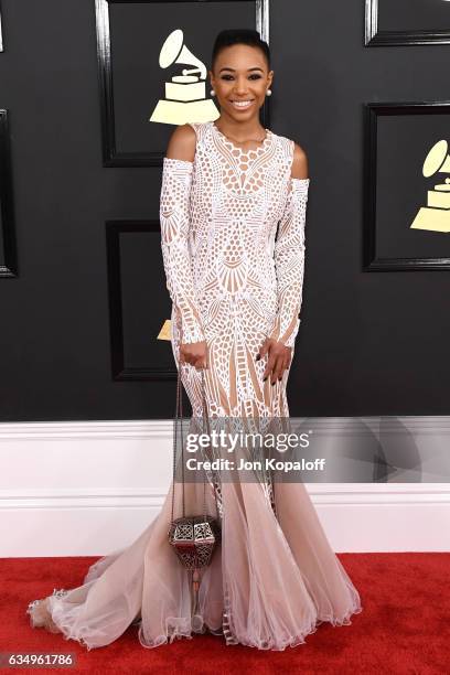 Singer Kriss Mincey attends The 59th GRAMMY Awards at STAPLES Center on February 12, 2017 in Los Angeles, California.