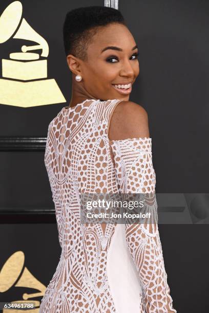 Singer Kriss Mincey attends The 59th GRAMMY Awards at STAPLES Center on February 12, 2017 in Los Angeles, California.