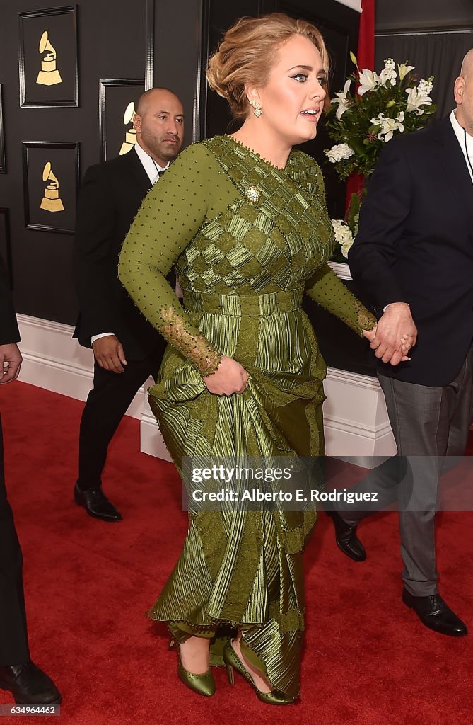 The 59th GRAMMY Awards - Red Carpet